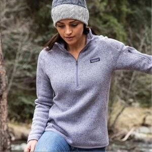 Patagonia Better Sweater Quarter-Zip Pullover Women's Purple XS